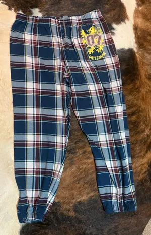Harry Potter Hogwarts Gryffindor Pajama Sweatpants Lounge Plaid Sleepwear thumbnail 1