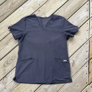FIGS Women's Technical Collection Scrub Top Grey Size S thumbnail 1