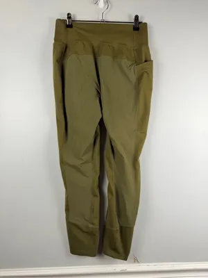 REI co-op flash hybrid tights in olive green size medium thumbnail 4