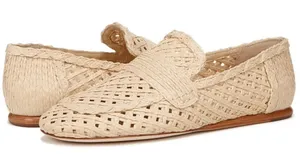 *NEW* Vince Davis raffia Loafers Size 6 A22‎ thumbnail 1
