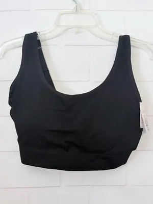 Auden Seamless Knit Lightly Lined Bralette Black Size 1X NWT thumbnail 3