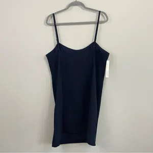 NEW Anthropologie Mare‎ Mare Navy Cut Out Shift Mini Dress Size XL thumbnail 6