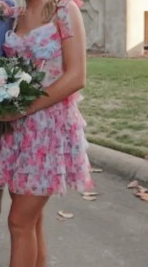 B Darlin Dillards homecoming floral dress thumbnail 3