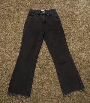 PacSun Stretch Crop Boot Jeans Black thumbnail 2