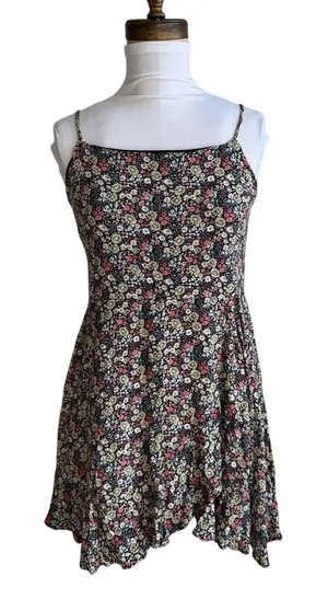 Altar'd State Ditsy Floral Spaghetti Strap Mini Sundress Women's Size Medium thumbnail 1