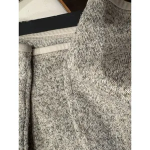 Patagonia Better Sweater Women's small beige Quarter Zip Fleece Jacket Pocket thumbnail 3