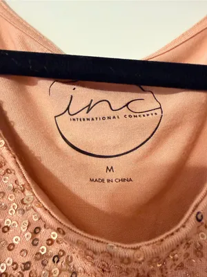 Sequin Scoop Neck off shoulder thumbnail 2