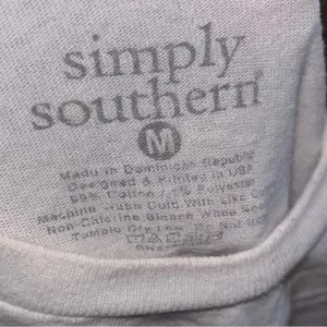 Simply Southern Shirt Womens M White Logo Turtles Collection Casual Graphic thumbnail 4