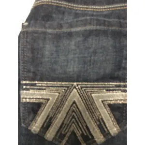 American Eagle Women's Blue Denim Jeans Pockets Size 6 thumbnail 8
