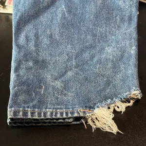 American Eagle Relaxed Mom Jeans Women’s Size 4 Medium Wash Frayed Hem thumbnail 8