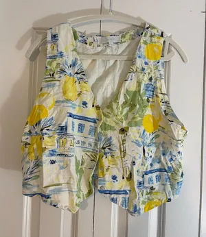 Button up sugar lips vest/top thumbnail 1