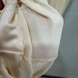 VTG 70s Vanity Fair Beige Antron Nylon Full Dress Slip 40 Lace Trim Adj Straps thumbnail 4