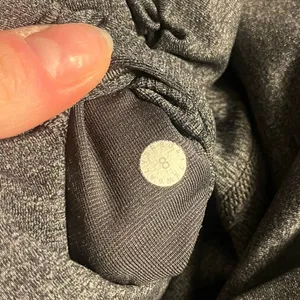 Lululemon Wunder Under Crop (Hi-Rise) *Luxtreme 21" Heathered Black thumbnail 10