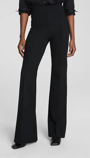 Spanx SPANXsupersmooth PerfectFit Ponte Flare Pants in Black thumbnail 1