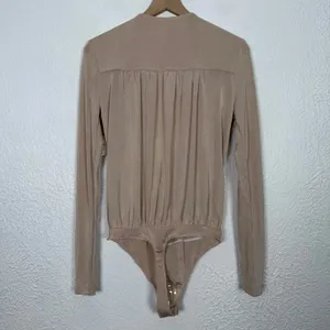 Free People Turnt Long Sleeve Bodysuit in Blossom Pearl Size Large NWT thumbnail 4