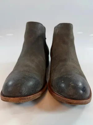 Kork-Ease Distressed Leather Chelsea Ankle Boots Gray Women’s Size 8‎ thumbnail 5