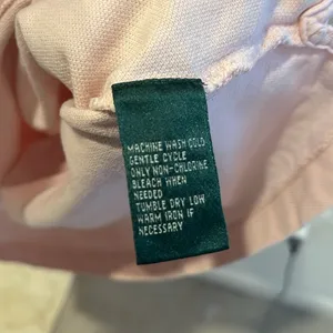 Lauren Ralph Lauren size large, pale pink polo shirt thumbnail 5