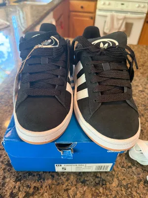 adidas Originals Campus 00s J Sneakers - Black/White, Size 5 big kids thumbnail 1