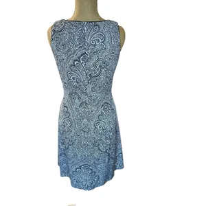 Paisley‎ Print Sleeveless V Neck Dress 90s inspired Girly Romantic Size 0 thumbnail 4