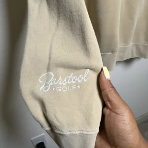 Barstool Golf x Independent Trading Co Sweatshirt XL Tan Tiger Novelty Oversize thumbnail 9