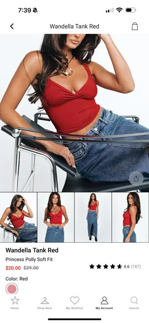 Princess Polly Top Crop thumbnail 4