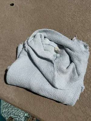 We The Free light blue knit label sweater thumbnail 4