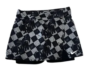 Nike Women's Dri-FIT Tennis Skort Black/White XS Athletic Activewear thumbnail 1