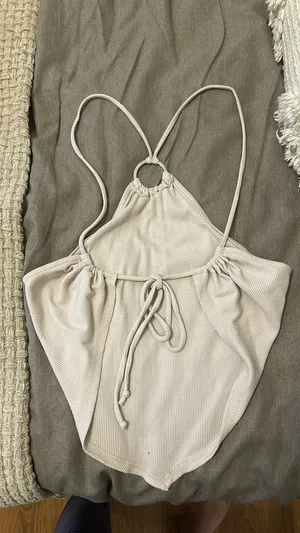 Bailey Rose Tan Crop Top thumbnail 4