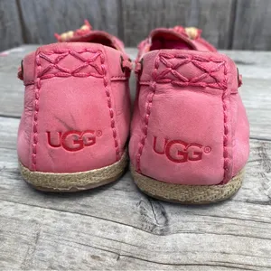 UGG Suzette Pink Moccasins Loafer Slip Ons Size 8 thumbnail 6