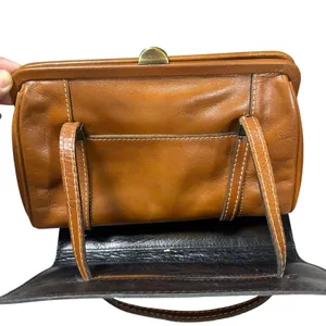 Patricia Nash Doppia Convertible Leather Satchel Bag thumbnail 4