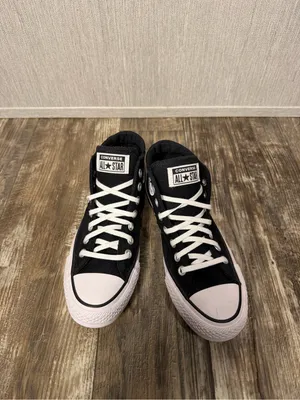 NWOB Converse Black & White High-Top Sneakers Size 7.5 thumbnail 16