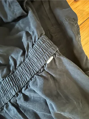 VUORI Short Sleeve Coastline Jumpsuit ~ Black XS twill thumbnail 7