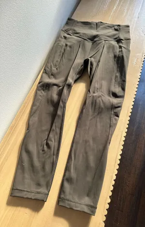 Lululemon All the Right Places High- Rise Crop 23" Dark Olive 6 thumbnail 1