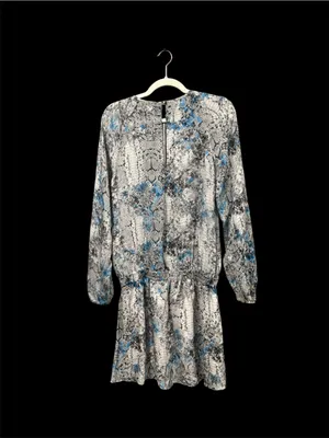 Ramy Brook Jeannie snakeskin 100% silk mini dress size Small thumbnail 2