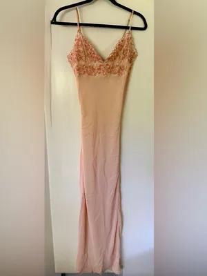 Free People Midnight Magic Maxi Slip dress size small thumbnail 3