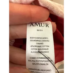 AMUR Zemirah Ruffle Midi Dress Red‎ Ochre Floral Sustainable 6 thumbnail 12