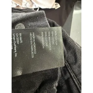 We The Free Free‎ People Women XS Black Denim Overalls Straight Leg OB1141498 thumbnail 5
