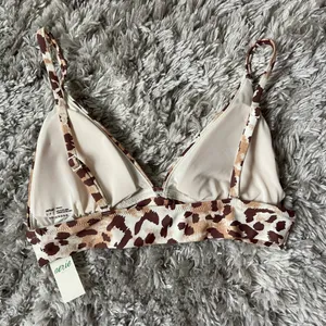 American Eagle Small AERIE Cheetah Bikini Top. NEW WITH TAG thumbnail 5
