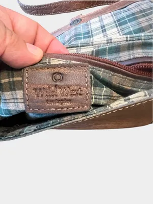 Wild West brown leather western crossbody thumbnail 11