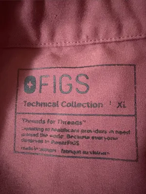 Figs Sleeveless Scrub Top - Mauve Size XL thumbnail 6
