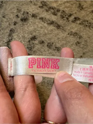 VS PINK Lace Racerback Bralette - Dusty Pink thumbnail 4
