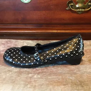 Very Volatile Black White Stars ⭐️ Mary Janes EUC 7.5 thumbnail 2