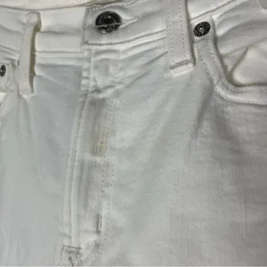J. Crew‎ White Lookout High Rise Skinny Crop 27 thumbnail 5