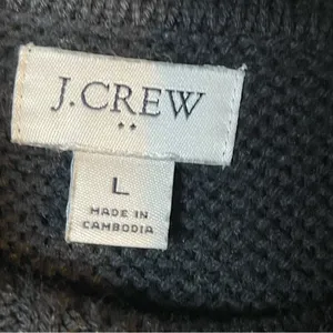 J.Crew Classic Black Turtleneck Sweater SZ:L thumbnail 5