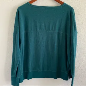 Sweaty Betty Green Active Crewneck Pullover Sweatshirt Small thumbnail 2