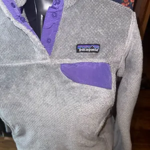 Patagonia purple & gray S re-tool snap gorpcore pullover thumbnail 3