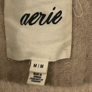 Aerie Soft Brown Ribbed Crew Neck Sweater thumbnail 5