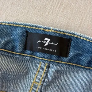 7 For All Mankind Easy James Denim Jorts 32 Y2K Heart Bermuda Shorts thumbnail 11