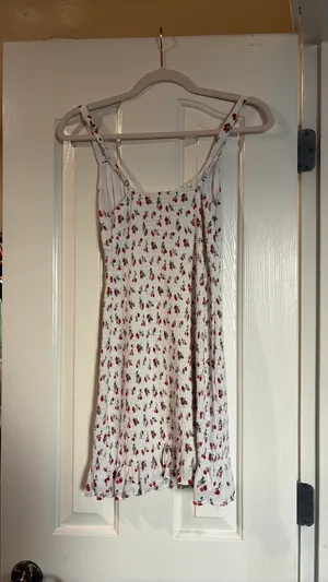 Abercrombie Mini Dress White Cherries thumbnail 2