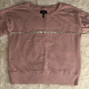 Vintage Victoria's Secret Blush Crew Neck Sweat Shirt thumbnail 5